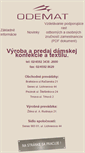Mobile Screenshot of odemat.sk